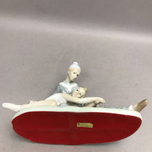 Load image into Gallery viewer, Vintage Meico Ballerina Clown Porcelain Sculpture Paul Sebastian Closing Scene (6x8)

