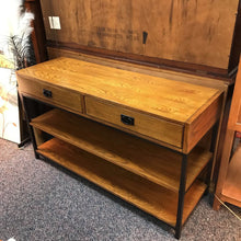 Load image into Gallery viewer, Oak Tv Stand 2 Drawer (32x54x18)
