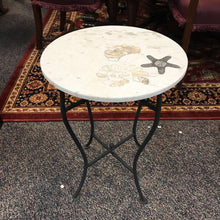 Load image into Gallery viewer, Floral Stone End Table (22x16x16)
