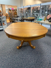 Load image into Gallery viewer, Oak Kitchen Table w/2 12" Leaves (30x48x48)
