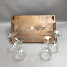 Load image into Gallery viewer, Vintage Himark Wooden Wine &amp; Cheese Server Set (16x8x10)
