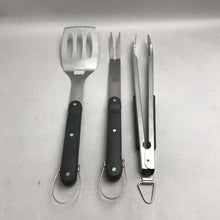 Load image into Gallery viewer, 3 Piece BBQ Grilling Tool Kit (17")
