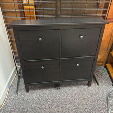 Load image into Gallery viewer, Black Wall Mount Cabinet/Entry Table (40x42x9)
