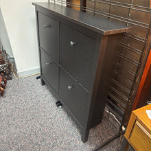 Load image into Gallery viewer, Black Wall Mount Cabinet/Entry Table (40x42x9)
