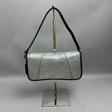 Load image into Gallery viewer, Liz Claiborne Broadway Jewels Silver Leather Purse NWT (5.5x9.5")
