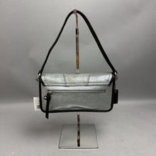 Load image into Gallery viewer, Liz Claiborne Broadway Jewels Silver Leather Purse NWT (5.5x9.5")
