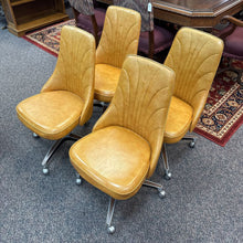 Load image into Gallery viewer, Vinyl Chair on Wheels (35x19x20) 4 Available
