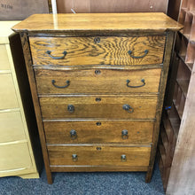 Load image into Gallery viewer, Antique Oak Dresser 5 Drawer (45x33x18)
