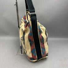 Load image into Gallery viewer, Vintage Southwestern Woven Kokopelli Print Purse (11x15x5")
