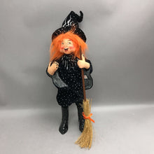 Load image into Gallery viewer, Vintage Annalee Mobilitee Halloween Witch Doll (15")

