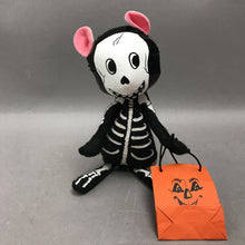 Load image into Gallery viewer, Annalee Halloween Skeleton Mouse (6")

