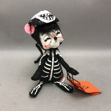 Load image into Gallery viewer, Annalee Halloween Skeleton Mouse (6")
