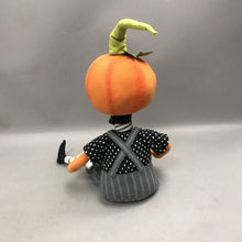 Load image into Gallery viewer, Pumpkin-Head Weighted Shelf-Sitter (18")
