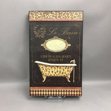 Load image into Gallery viewer, Le Bain Leopard Print Bathroom Painting (19x12)
