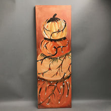 Load image into Gallery viewer, Fall Pumpkin Painting AS IS (30x10)
