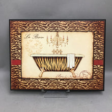 Load image into Gallery viewer, Le Bain Tiger Print Bathroom Painting (12x16)
