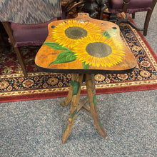 Load image into Gallery viewer, Sunflower / Daisy Painted Stand (30x16x19)

