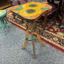 Load image into Gallery viewer, Sunflower / Daisy Painted Stand (30x16x19)
