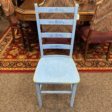 Load image into Gallery viewer, Blue Painted Chair (40x17x17)
