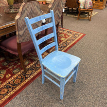 Load image into Gallery viewer, Blue Painted Chair (40x17x17)
