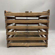 Load image into Gallery viewer, Vintage Wood Egg Crate (11x13x13")
