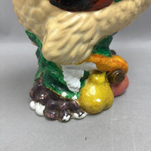 Load image into Gallery viewer, Hand Painted Ceramic Hen (11") AS IS
