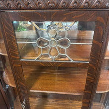 Load image into Gallery viewer, Antique Curved Glass Curio Case (65x45x16)

