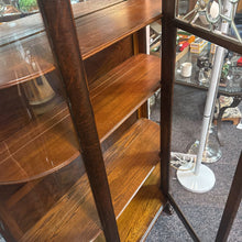 Load image into Gallery viewer, Antique Curved Glass Curio Case (65x45x16)
