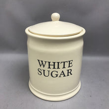 Load image into Gallery viewer, White Canister White Sugar David Madison Design
