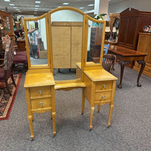Load image into Gallery viewer, Birdseye Maple Vanity w/Mirror AS IS (67x48x19)
