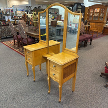 Load image into Gallery viewer, Birdseye Maple Vanity w/Mirror AS IS (67x48x19)
