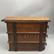 Load image into Gallery viewer, Vintage Wood Sewing Machine Cabinet 3 Drawer with Frame (15x19x6)
