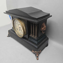 Load image into Gallery viewer, Antique Seth Thomas Adamantine 6-Column Mantel Clock (12x16.5x7) (As-Is)
