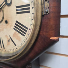 Load image into Gallery viewer, Antique Wm. L. Gilbert Octagon Drop Wall Clock (25x16x5) (As-Is)
