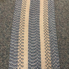 Load image into Gallery viewer, Blue/Brown Braided Runner Rug (112x25)
