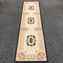 Load image into Gallery viewer, American Legend Ivory Runner Rug w/Floral Medallions (94x25) 3 Avail

