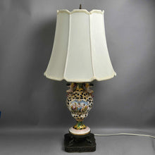 Load image into Gallery viewer, Capodimonte-Style Porcelain Cherub Table Lamp (34.5")
