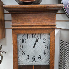 Load image into Gallery viewer, Montgomery Time Systems Oak Master Program Clock (As-Is) (47x17x7.5)
