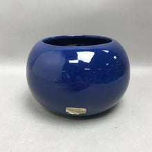 Load image into Gallery viewer, Haeger Blue Pottery Planter (5x7x7)
