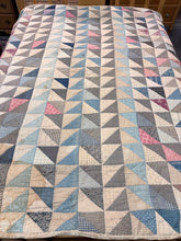 Load image into Gallery viewer, Antique Handmade Multicolor Patchwork Quilt (76x66)
