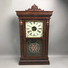 Load image into Gallery viewer, Seth Thomas Weight-Driven Shelf Clock (~28x15x5.5)

