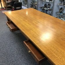 Load image into Gallery viewer, Leopold Desk Co Oak Conference / Library / Partner'sTable (30x120x48)
