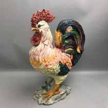 Load image into Gallery viewer, Large Colorful Rooster Figurine Plastic (21")
