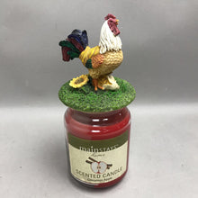 Load image into Gallery viewer, Resin Rooster Candle Topper w/ Candle (10")
