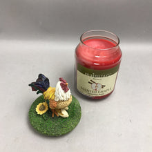 Load image into Gallery viewer, Resin Rooster Candle Topper w/ Candle (10")
