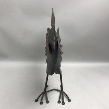 Load image into Gallery viewer, Black Metal Rooster Figurine Farmhouse Decor (16")
