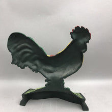 Load image into Gallery viewer, Vintage Cast Metal Rooster Door Stop (12")
