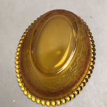 Load image into Gallery viewer, Vintage Indiana Glass Amber Hen On Nest Dish (7")
