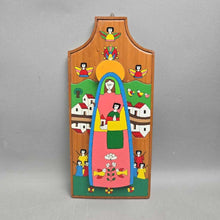 Load image into Gallery viewer, Salvadoran Our Lady of Peace Folk Art Retablo (12x5.5)
