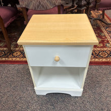 Load image into Gallery viewer, White / Wood Top Night Stand (24x18x16)
